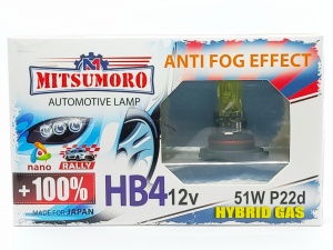  MITSUMORO B4 (9006) 12v 55w +100% anti fog effect  2 . ()