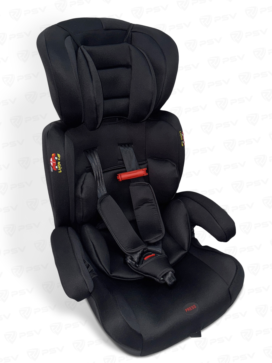 Автокресло детское 9-36 кг (Группа I, II, III) Little Car 515 Черный