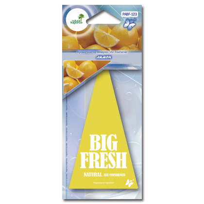 Ароматизатор сухой "BIG FRESH" лимон (PABF-123)