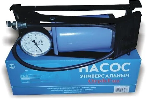 Насос ножной OrphEus с резин шлангом