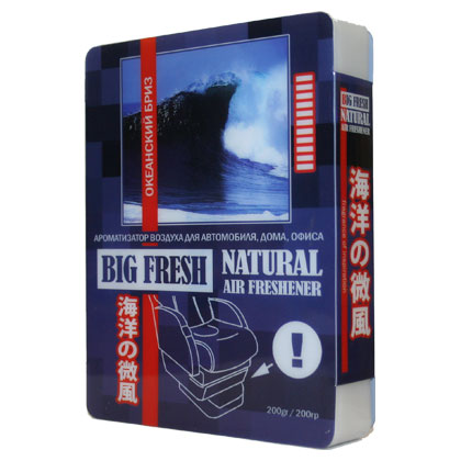 Ароматизатор под сиденье "BIG FRESH" океанский бриз (200гр) BF-61  