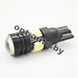 Светодиод №19 б/ц - 4 диода + линза