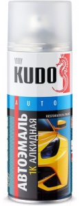 Краска 1025 Оранжевая KUDO 520мл аэрозольная (77115)