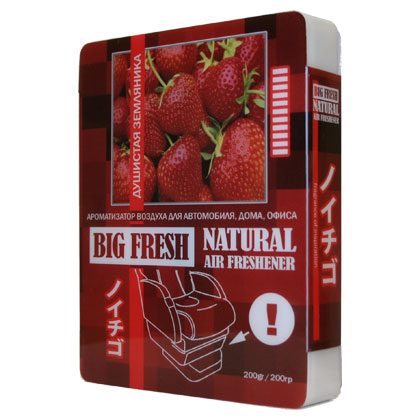 Ароматизатор под сиденье "BIG FRESH" душистая земляника (200гр) BF-51  