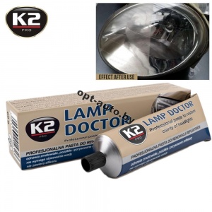 Полировальная паста для стекол фар K2 Lamp Doctor 60 гр (тюбик)   