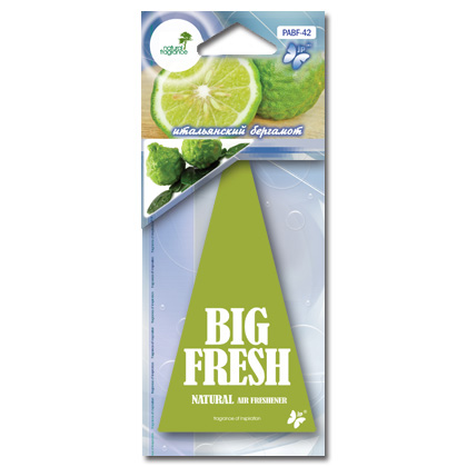 Ароматизатор сухой "BIG FRESH" итальянский бергамот (PABF-42-1)