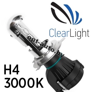 Ксеноновая лампа Clearlight H4 3000K ближний\дальний (2 шт)