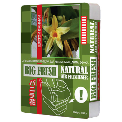 Ароматизатор под сиденье "BIG FRESH" цветок ванили (200гр) BF-92  