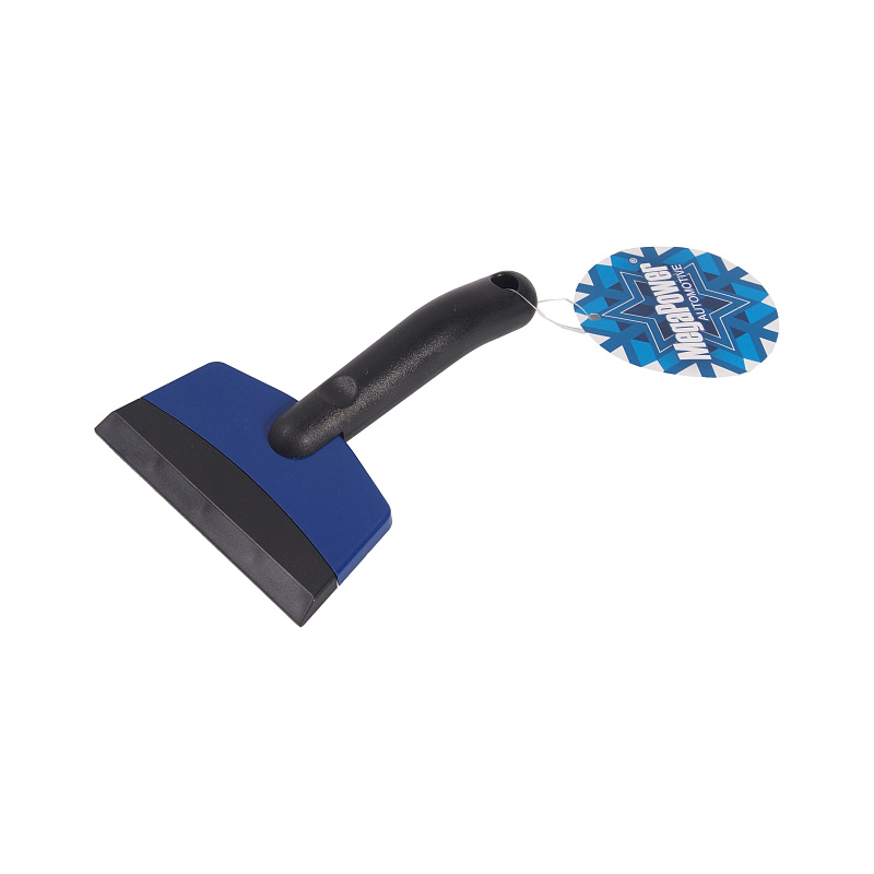 Скребок зимний MEGAPOWER M-71003BL для льда с усиленным лезвием, длина 19см, ширина лезвия 13см BLUE