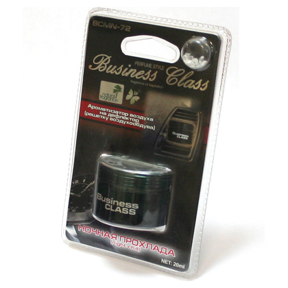 Ароматизатор на дефлектор "BUSINESS CLASS" ночная прохлада BCMN-72