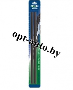 Резинки для щеток с/о ХОРС 36 см графит-силикон (пара) (29684)