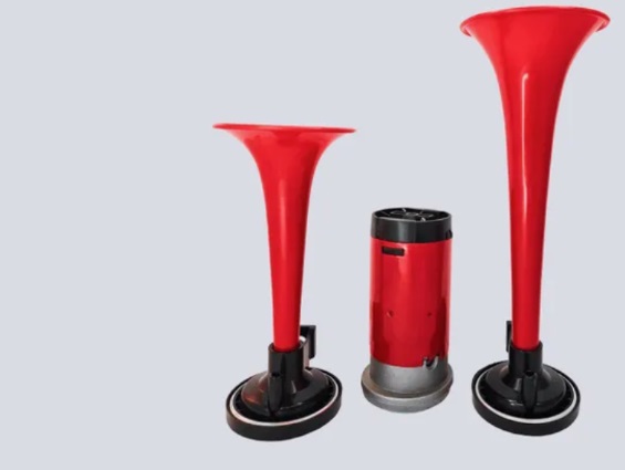 Сигнал звуковой Artway AW-007, 12В, с реле, 105-118дб, 760Hz/600Hz, длина 165/215мм