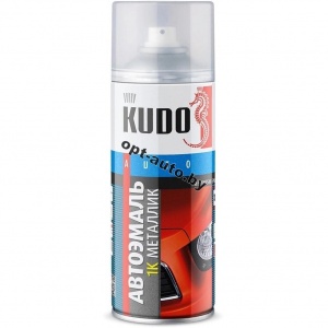 Краска 690 Снежная королева металлик KUDO 520мл аэрозольная (2521)