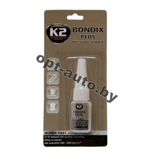 Клей супербыстрый  K2 Bondix Plus 10 гр ( блистер)