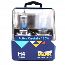   ACTIVE    4 12V 60/55W P43t Crystal +130% (72420AC+130)