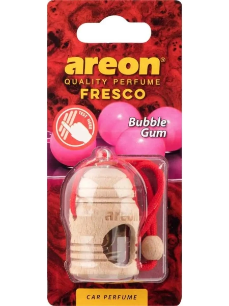 Ароматизатор дер. бутылка AREON FRESCO Бубл гум