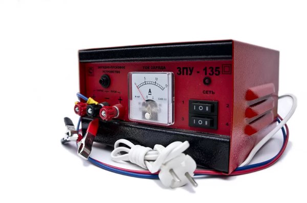 Зарядно-пусковое устройство Тамбов ЗПУ-135 (для АКБ 12V (8A, в режиме пуска 180А) автомат 220V)