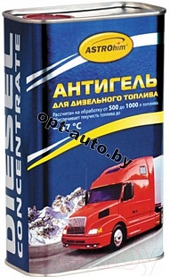 Присадка Антигель АС-123 Diesel Астрохим 1л на 500-1000л