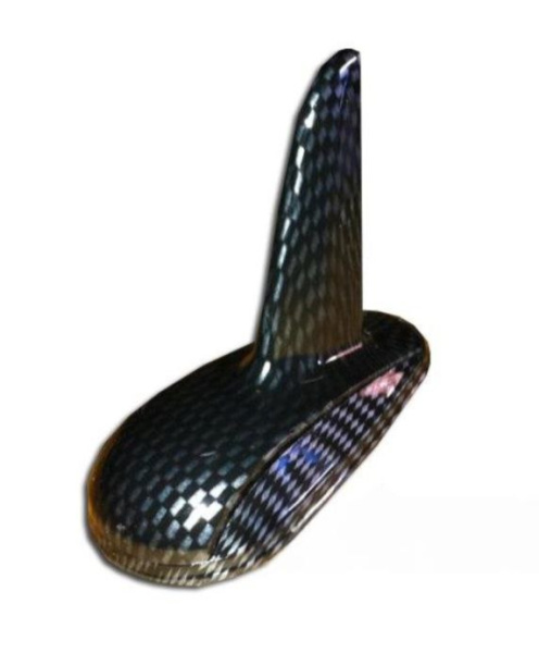 Антенна "HJ-699CA" автомобильная, декоративная, карбон (Поплавок)