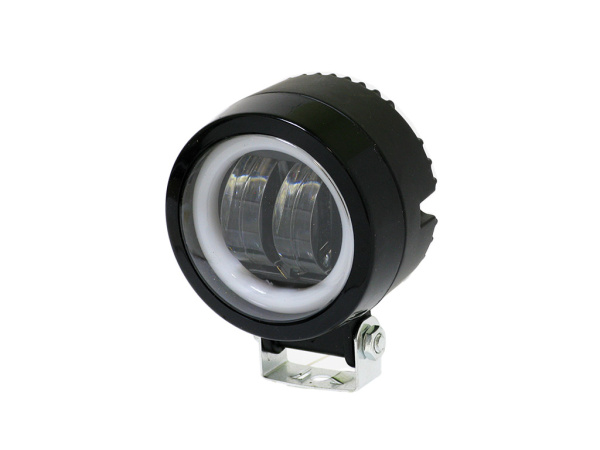 Противотуманная фара светодиод. "М5" 2 Cree smd 20 Вт, 2х10 Вт, 12-36 В, 85х50 мм, круглая комбо (1030201)