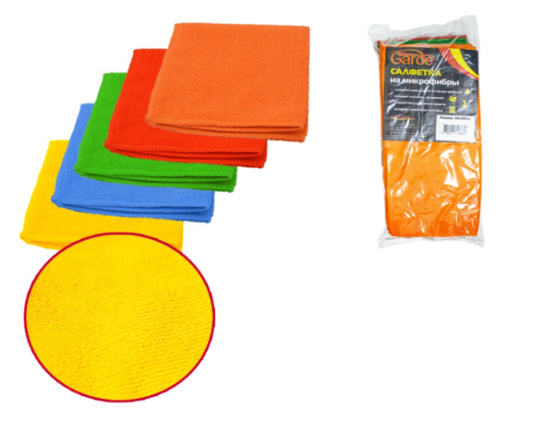 Салфетка Микрофибра 30*30 (1уп.-10шт) Garde MF303010 (19789)