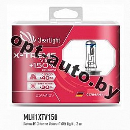  Clearlight H1 12V-55W X-treme Vision +150% Light (2 .)