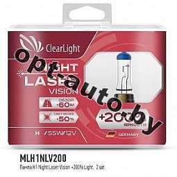  Clearlight H1 12V-55W Night Laser Vision +200% Light (2 .)